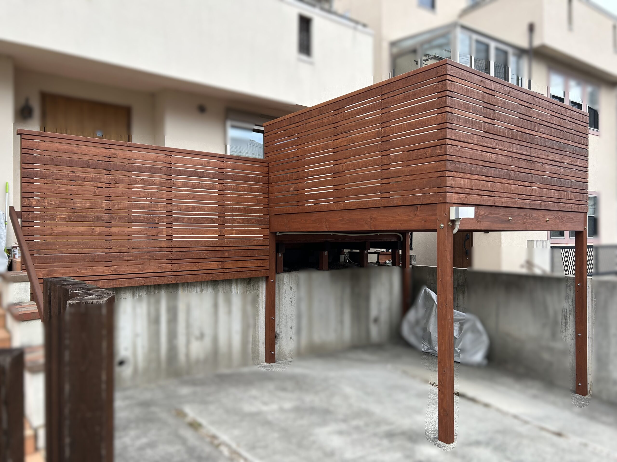 滋賀県　T様邸ウッドデッキ新設工事